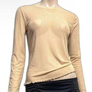 sheer Mesh Top size S zara